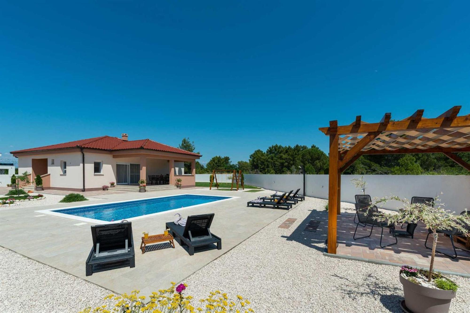 4* Villa First Hill With Heated Pool, Zaton Zaton  Exterior foto